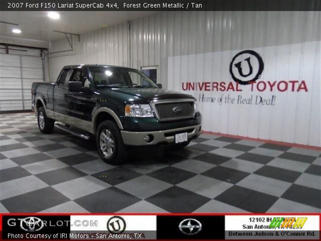 2007 Ford F150 Lariat SuperCab 4x4 in Forest Green Metallic