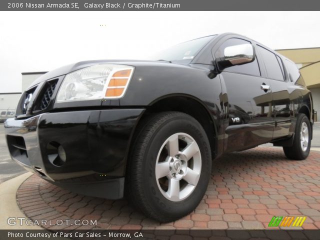 2006 Nissan Armada SE in Galaxy Black
