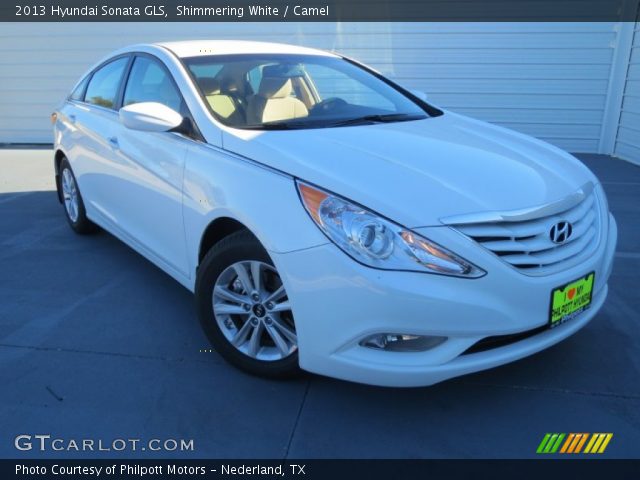 2013 Hyundai Sonata GLS in Shimmering White
