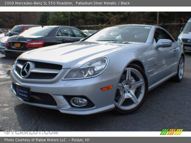 2009 Mercedes-Benz SL 550 Roadster in Palladium Silver Metallic