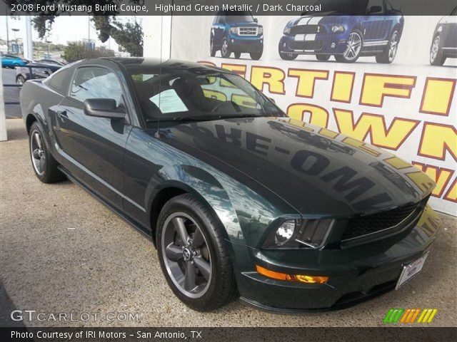 2008 Ford Mustang Bullitt Coupe in Highland Green Metallic