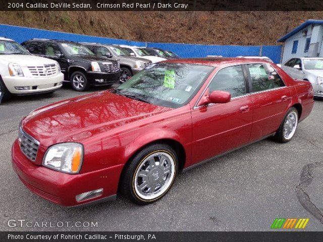 2004 Cadillac DeVille Sedan in Crimson Red Pearl