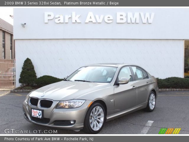 2009 BMW 3 Series 328xi Sedan in Platinum Bronze Metallic
