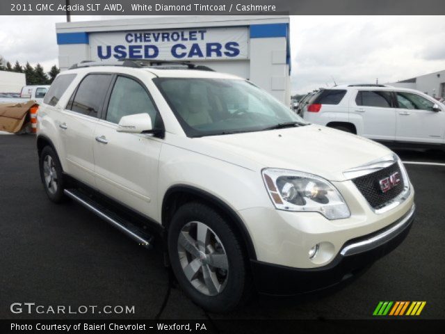 2011 GMC Acadia SLT AWD in White Diamond Tintcoat