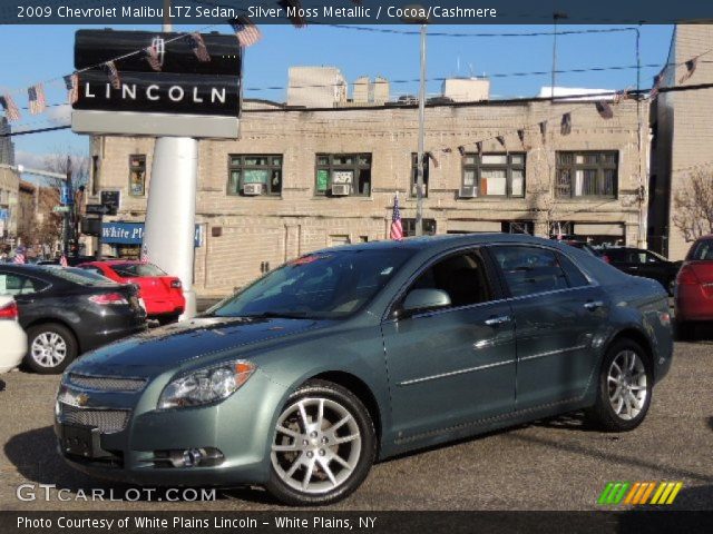 2009 Chevrolet Malibu LTZ Sedan in Silver Moss Metallic