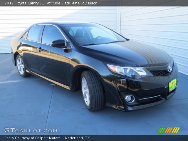 2012 Toyota Camry SE in Attitude Black Metallic