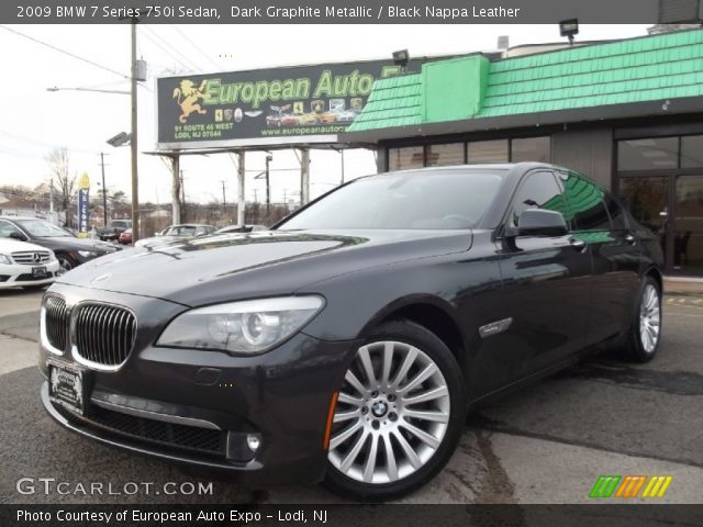 2009 BMW 7 Series 750i Sedan in Dark Graphite Metallic