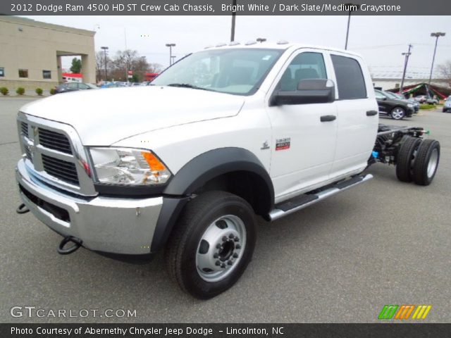 2012 Dodge Ram 4500 HD ST Crew Cab Chassis in Bright White