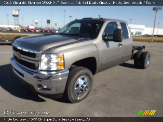 2013 Chevrolet Silverado 3500HD LT Extended Cab 4x4 Dually Chassis in Mocha Steel Metallic