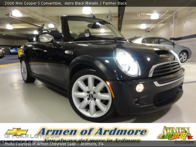 2006 Mini Cooper S Convertible in Astro Black Metallic