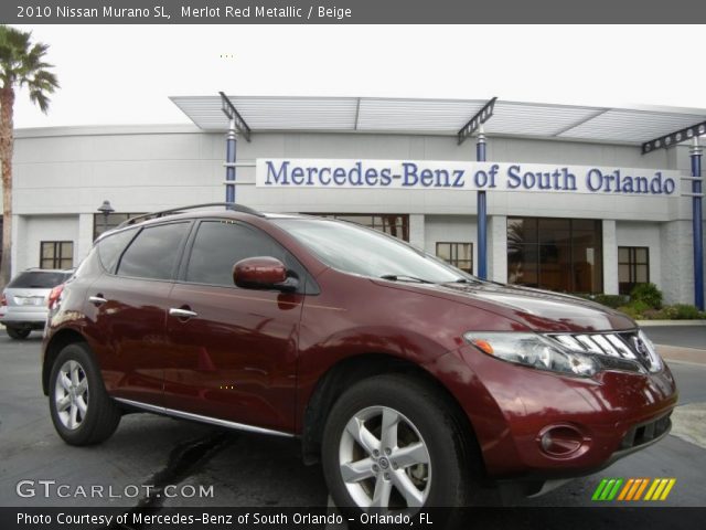 2010 Nissan Murano SL in Merlot Red Metallic