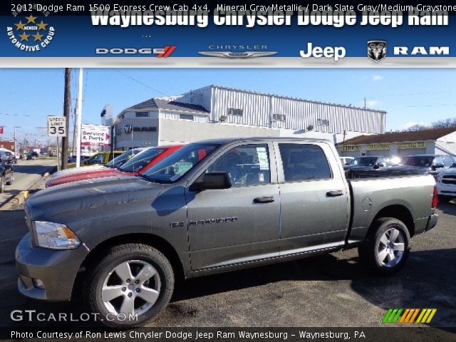 2012 Dodge Ram 1500 Express Crew Cab 4x4 in Mineral Gray Metallic