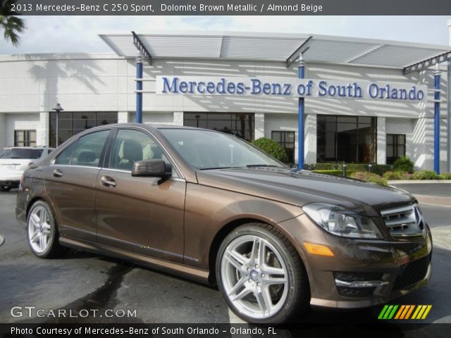 2013 Mercedes-Benz C 250 Sport in Dolomite Brown Metallic