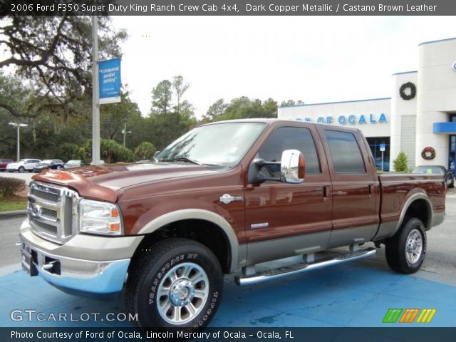 2006 Ford F350 Super Duty King Ranch Crew Cab 4x4 in Dark Copper Metallic