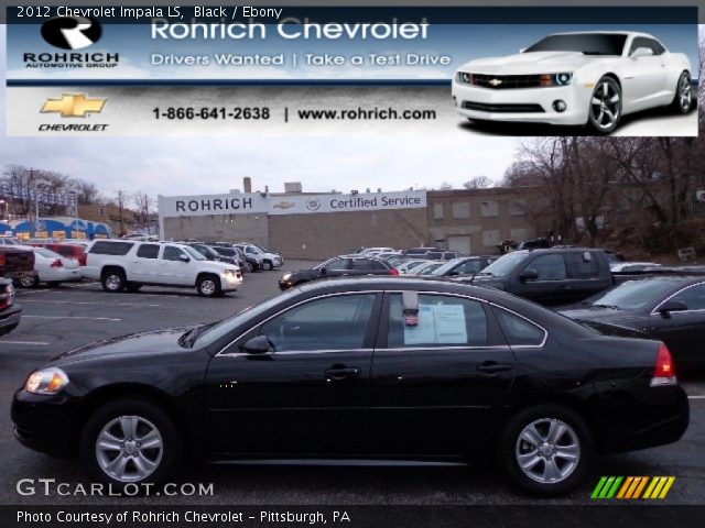 2012 Chevrolet Impala LS in Black