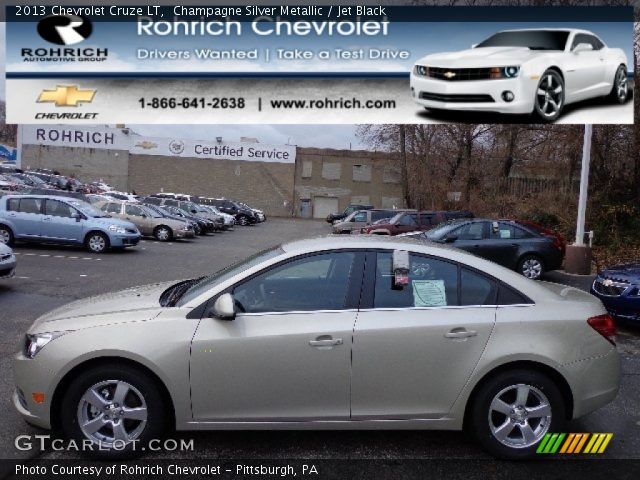 2013 Chevrolet Cruze LT in Champagne Silver Metallic