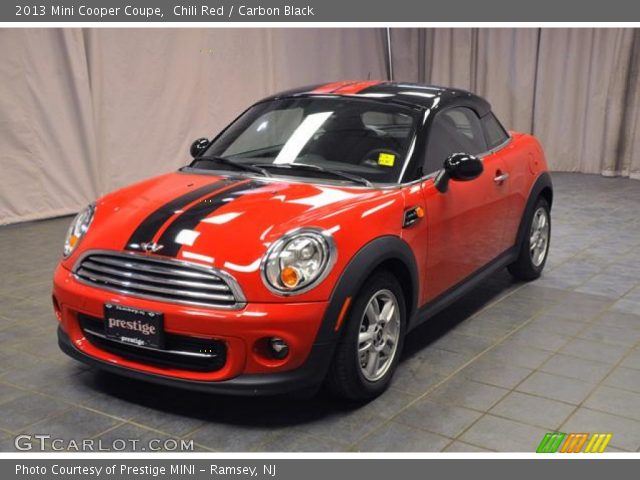 2013 Mini Cooper Coupe in Chili Red
