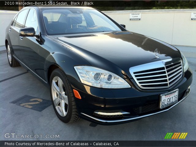 2010 Mercedes-Benz S 550 Sedan in Black
