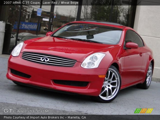 2007 Infiniti G 35 Coupe in Laser Red