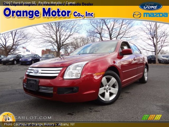 2007 Ford Fusion SE in Redfire Metallic