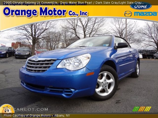 2008 Chrysler Sebring LX Convertible in Deep Water Blue Pearl