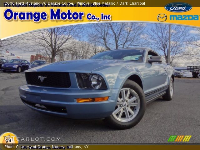 2006 Ford Mustang V6 Deluxe Coupe in Windveil Blue Metallic