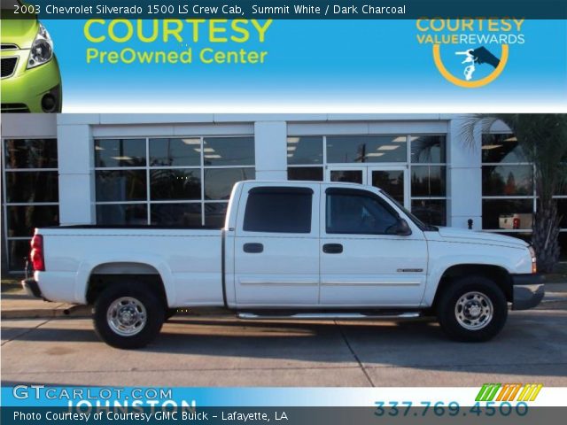 2003 Chevrolet Silverado 1500 LS Crew Cab in Summit White