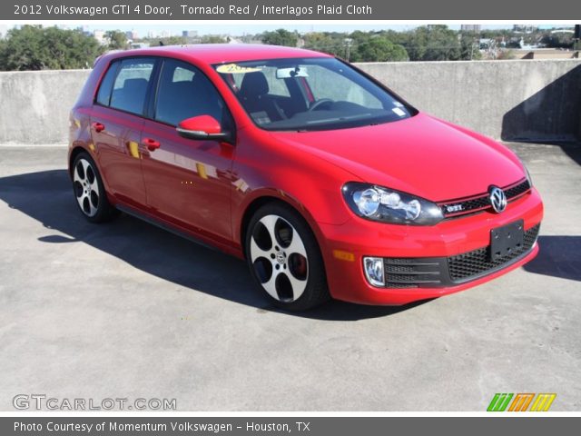 2012 Volkswagen GTI 4 Door in Tornado Red