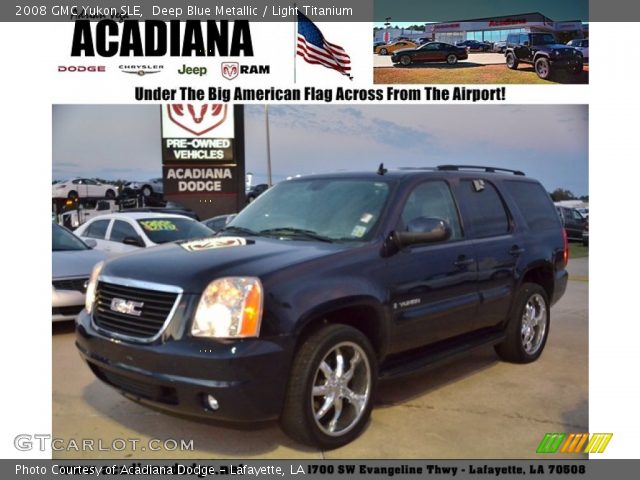 2008 GMC Yukon SLE in Deep Blue Metallic