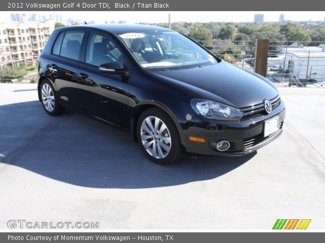 2012 Volkswagen Golf 4 Door TDI in Black
