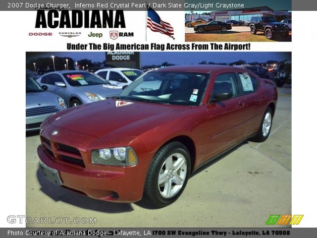 2007 Dodge Charger  in Inferno Red Crystal Pearl