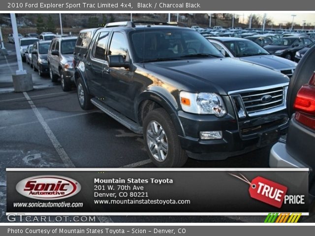 2010 Ford Explorer Sport Trac Limited 4x4 in Black