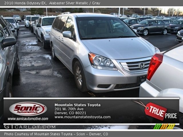 2010 Honda Odyssey EX in Alabaster Silver Metallic