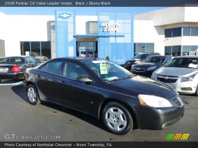 2008 Pontiac G6 Value Leader Sedan in Black