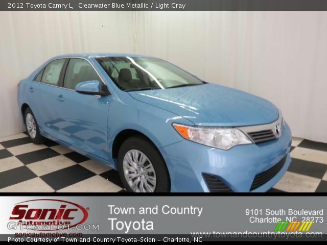 2012 Toyota Camry L in Clearwater Blue Metallic