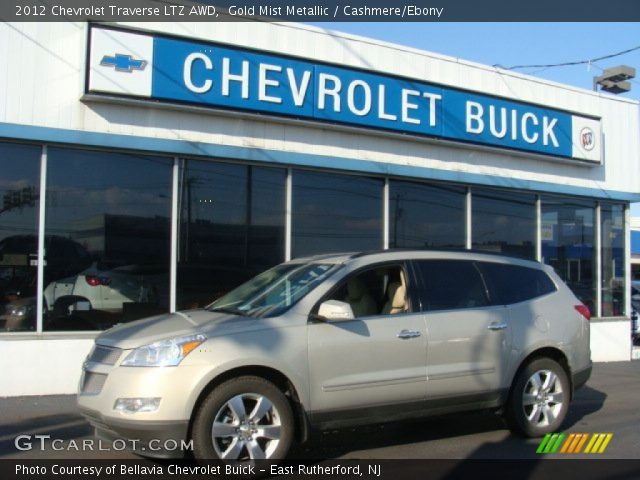 2012 Chevrolet Traverse LTZ AWD in Gold Mist Metallic