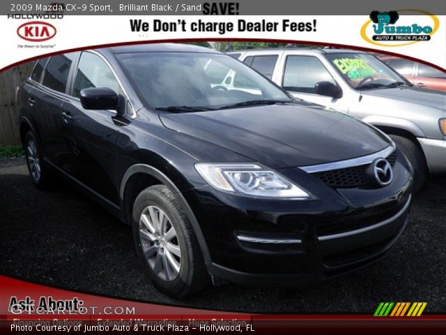 2009 Mazda CX-9 Sport in Brilliant Black