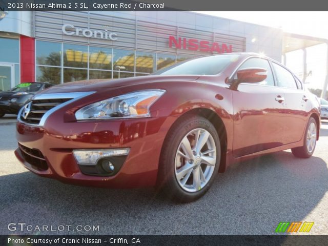 2013 Nissan Altima 2.5 SL in Cayenne Red