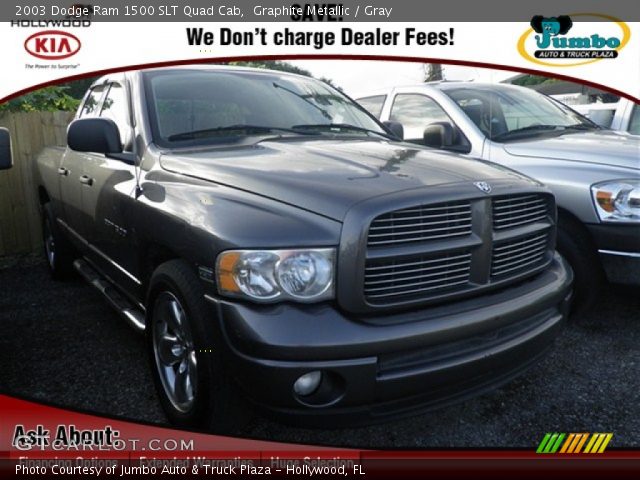2003 Dodge Ram 1500 SLT Quad Cab in Graphite Metallic