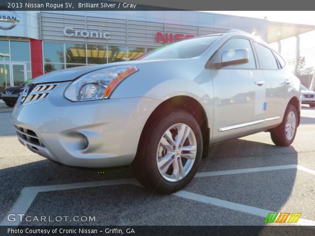 2013 Nissan Rogue SV in Brilliant Silver