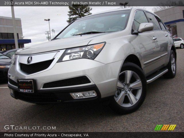 2012 Acura MDX SH-AWD Technology in Palladium Metallic