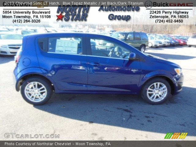 2013 Chevrolet Sonic LT Hatch in Blue Topaz Metallic