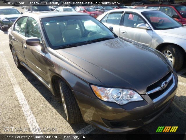 2009 Subaru Legacy 2.5i Sedan in Deep Bronze Metallic