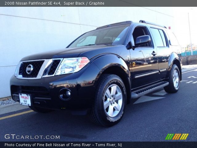 2008 Nissan pathfinder black #5