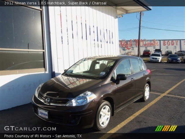 2012 Nissan Versa 1.8 S Hatchback in Super Black