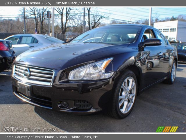 2012 Nissan Maxima 3.5 S in Crimson Black