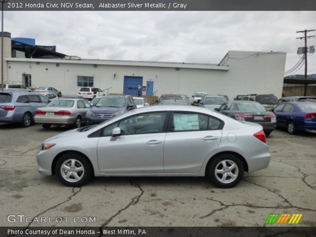 2012 Honda Civic NGV Sedan in Alabaster Silver Metallic