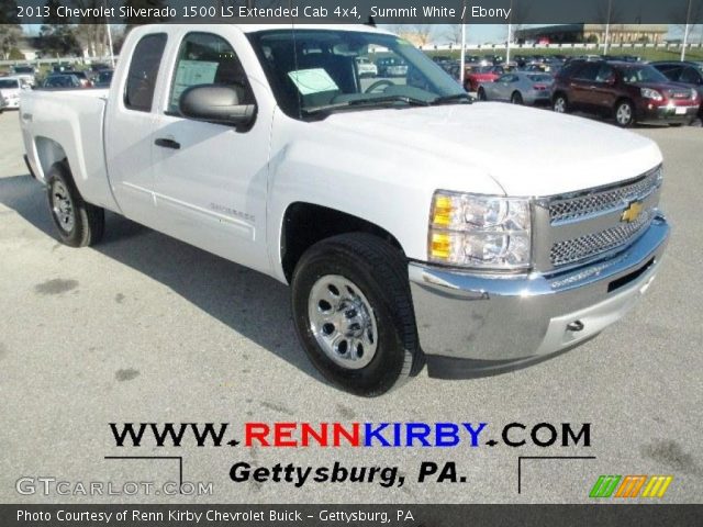 2013 Chevrolet Silverado 1500 LS Extended Cab 4x4 in Summit White