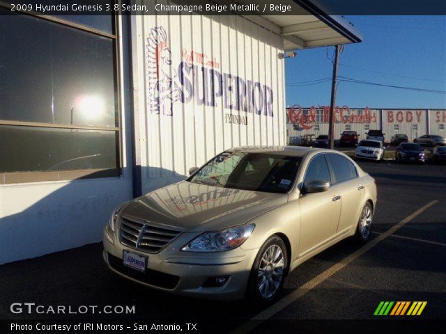 2009 Hyundai Genesis 3.8 Sedan in Champagne Beige Metallic