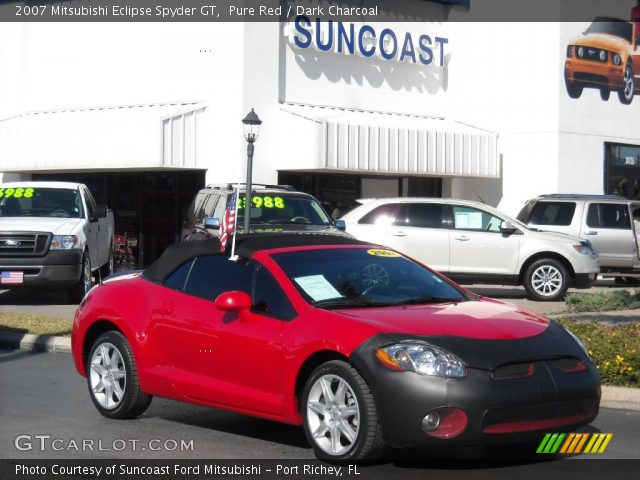 2007 Mitsubishi Eclipse Spyder GT in Pure Red